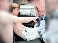 Brazilian twink car sex
