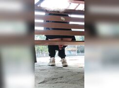 Amazing: Exhibitionist cumming on the street