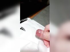 Shooting a load on my sport shorts