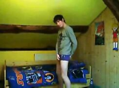 Vintage webcam: Dancing, stripping & wanking