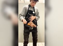 Just started his shift