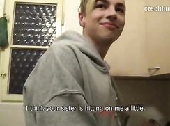 CH300- Czechunter finds a cute boy to fuck