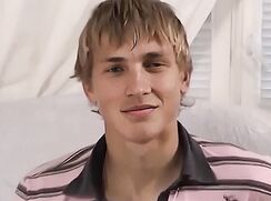 Blond Oleg hot Fit Straight Guy wanks off Adult Gay Video - AI Enhanced