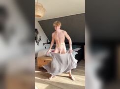 cute twink getting ready for saturday night dance