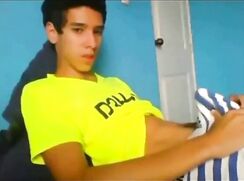Latin Amateur Twink Masturbating Solo Classic Gay Porn