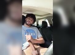OF Vinnie With Big Dick, Pulls Over to Cum 225