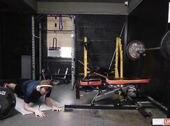 His cock is showing off