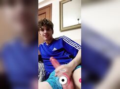 Young University Boy with Big Dick Masturbes after Class :D