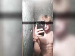 cute fit blonde selfie mirror snap bate