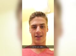 cute fit college blonde chating bate clip