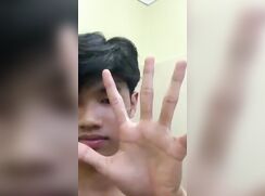 Hot guy with hard dick jerks off in the shower.