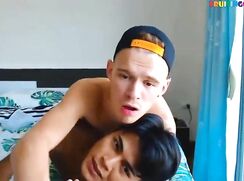 Asian Lad And teenager Live