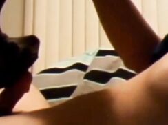 AHV-HD - Asian playing with massager and fleshlight