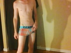 AHV-HD - Horny twink strips and cums