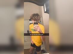 cute american slinny blonde snap bate clip