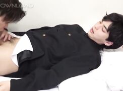 ASIAN/JAPANESE HANDSOME STUDENT IS ABUSED BY HIS FRIEND AT SCHOOL GAYPORN 91