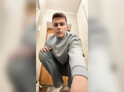 Undressing and showing off