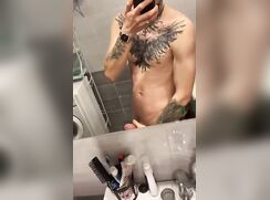 Cum in the sink...