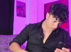 Noah Hole Flashing & Cumming Twice