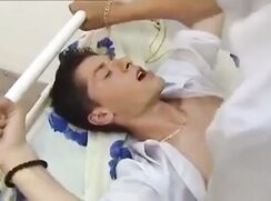 Two guys don't care much about soccer they have other plans