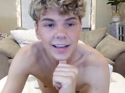 blond curly-haired hotty