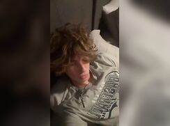 cute fit big cock blonde snapchating bate