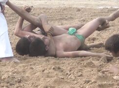 Kusti tight lioncloth fight