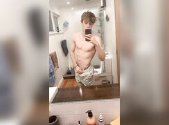 cute fit american blonde snapchat clip