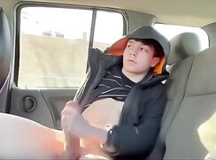 000 Boy Wanking In Car 8714