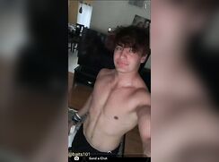 cute college blonde snapchat hot clip