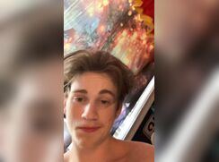 cute fit college blonde cumming bate clip