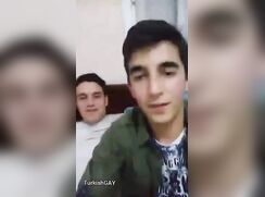 turkish highschool Gay teen trying to suck his friend