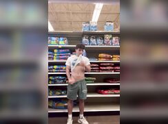 Twunk the store public nude