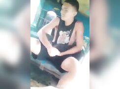 Tuk-tuk Passenger Flashes Cock at Friend