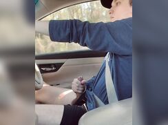 Gooning while driving