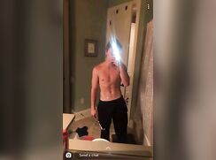 cute fit blonde college cumming snapchat