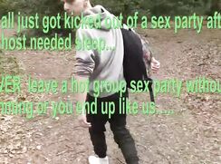 3 RAW Trashy lads horny AS FUCK cruising after sex part 1