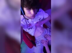 Hot Twink pants stroking