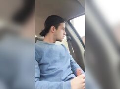 AHV - Parking lot jerk off