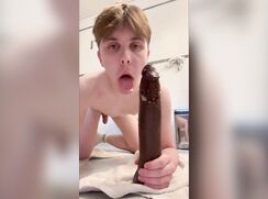 Saok204 - Fucked by a big dildo