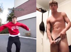 cute fit blonde showing nude on tiktok