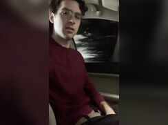 Jerking off at the carwash