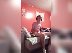 Playing the game got him hard