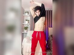 Colombian Chris plays with a dildo in his ass