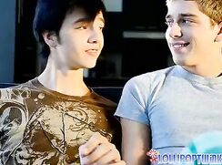 The boy next door came over to watch a porn movie but we ended up ...doing it