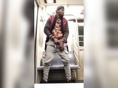 #Black - Black guy on the train on his way home