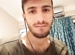 Turkish guy shows his cock