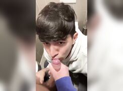 #F Friends in public toilet