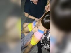 Several guys sucking one lucky guy