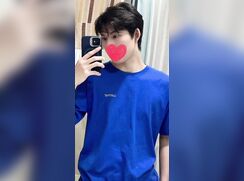 (PoV) 18 year old Asian boy feeds you after jerking off